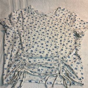 Hollister Floral Ruched Top